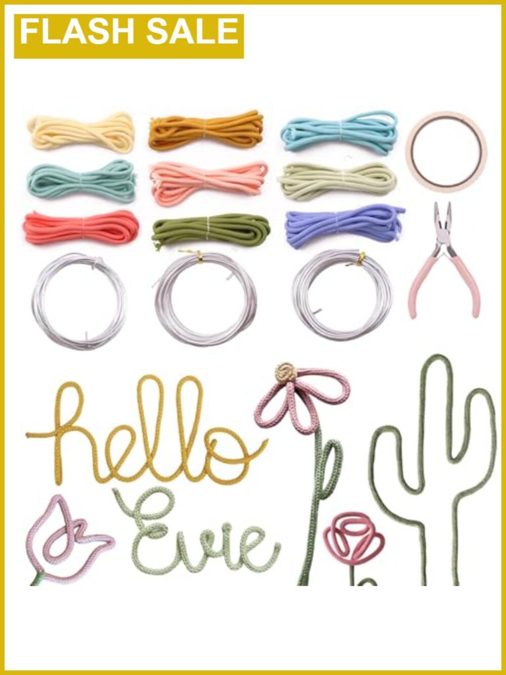 Knitted Wire Art Craft Kit for Teens & Adults
